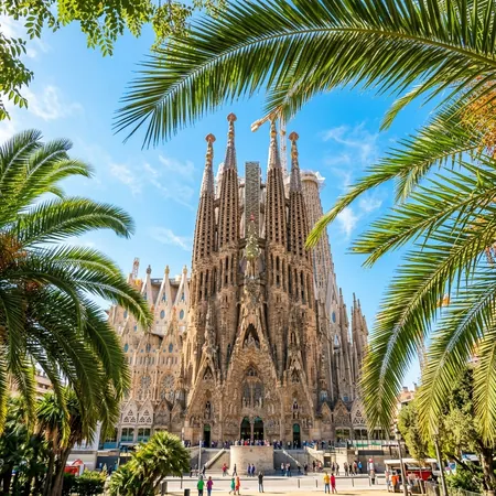 Sagrada Familia cathedral in Barcelona